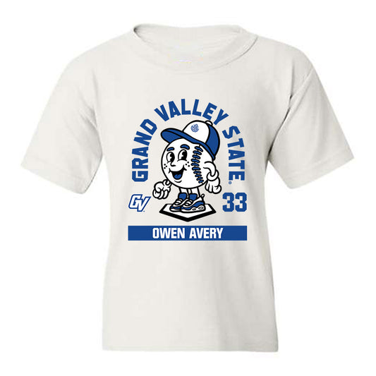 Grand Valley - NCAA Baseball : Owen Avery - Fashion Shersey Youth T-Shirt-0