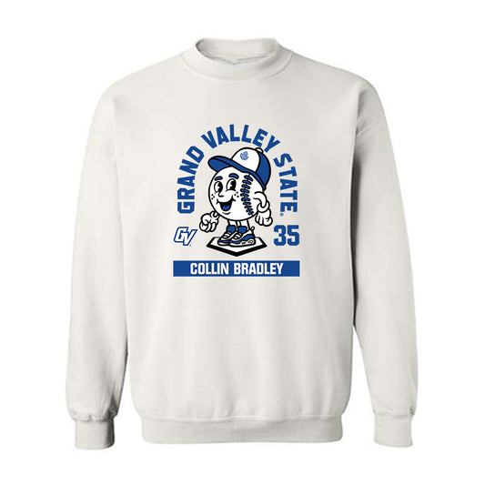 Grand Valley - NCAA Baseball : Collin Bradley - Fashion Shersey Crewneck Sweatshirt-0