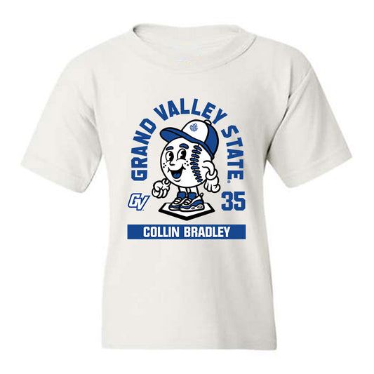 Grand Valley - NCAA Baseball : Collin Bradley - Fashion Shersey Youth T-Shirt-0
