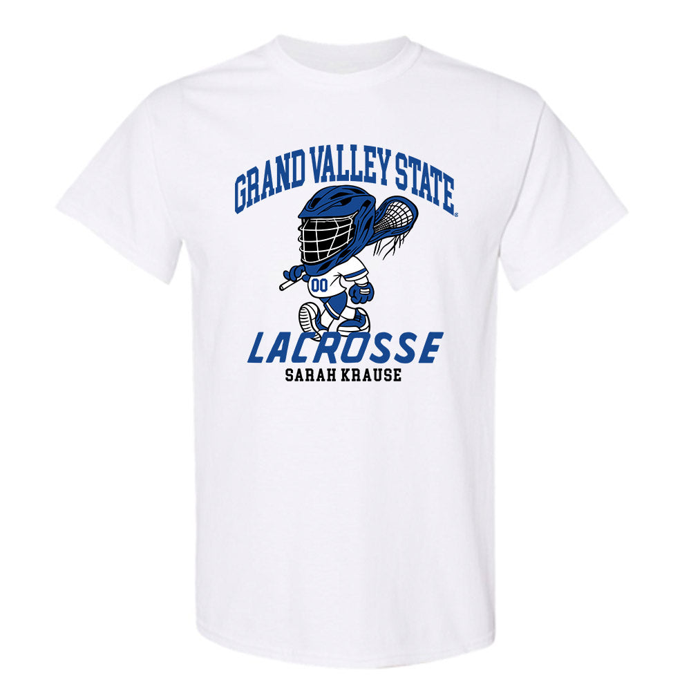 Grand Valley - NCAA Women's Lacrosse : Sarah Krause - Fashion Shersey T-Shirt-0