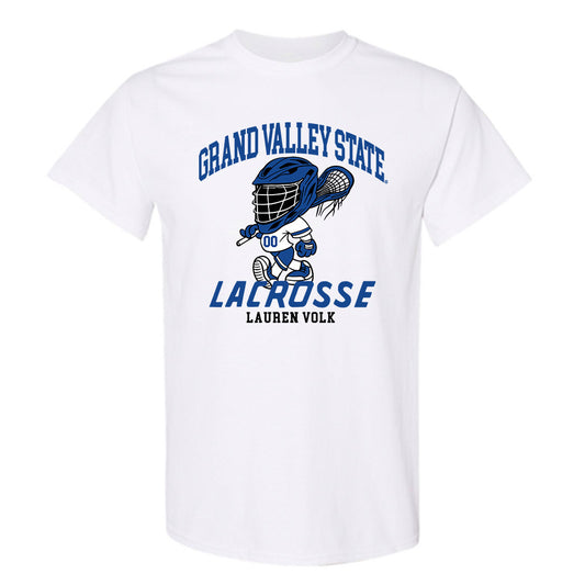 Grand Valley - NCAA Women's Lacrosse : Lauren Volk - Fashion Shersey T-Shirt-0