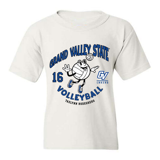 Grand Valley - NCAA Women's Volleyball : Taelynn Rodeghero - Fashion Shersey Youth T-Shirt-0