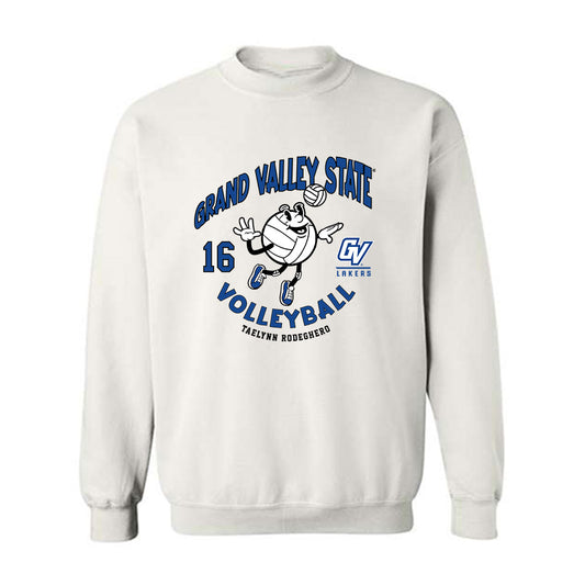 Grand Valley - NCAA Women's Volleyball : Taelynn Rodeghero - Fashion Shersey Crewneck Sweatshirt-0