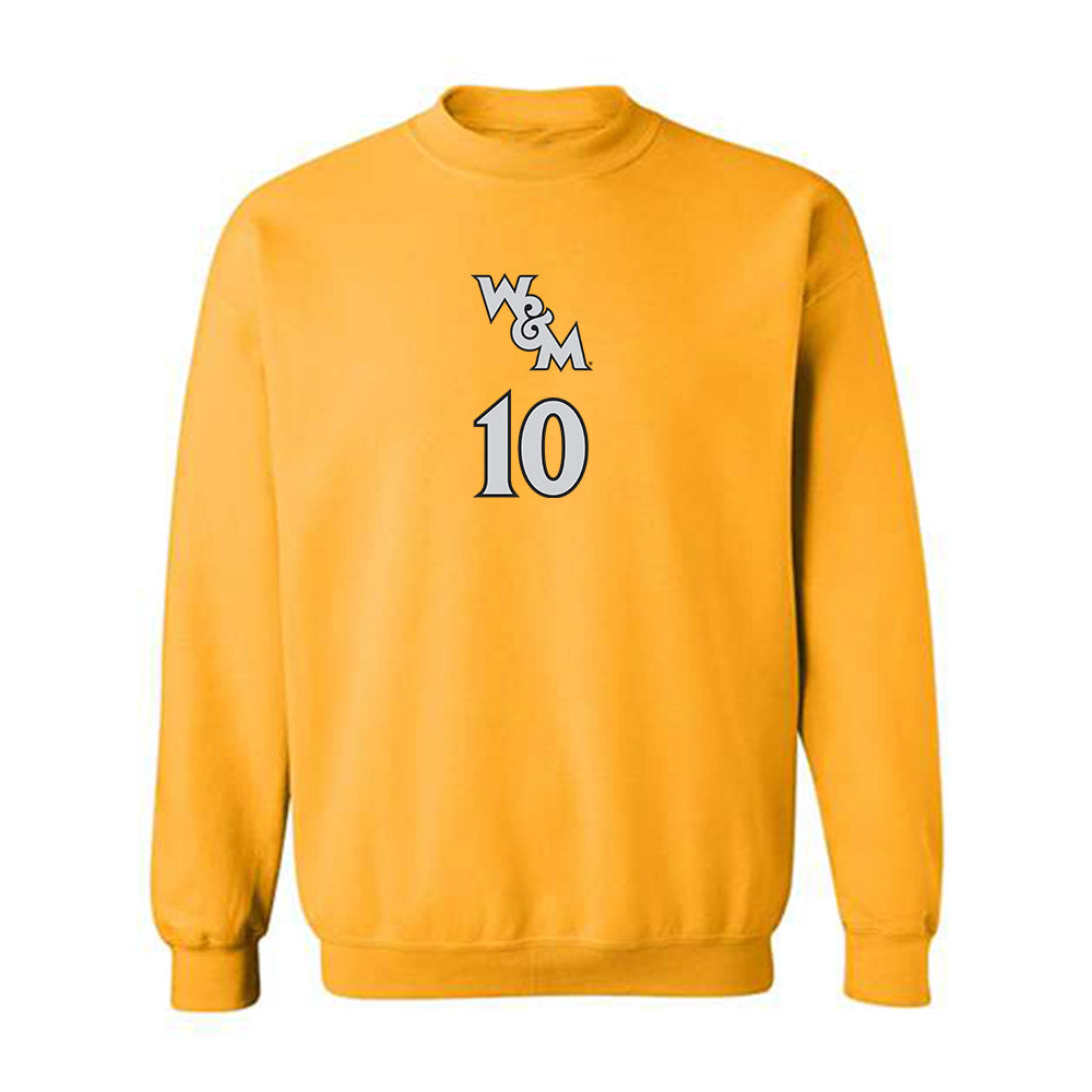 William & Mary - NCAA Women's Basketball : Marley Long - Replica Shersey Crewneck Sweatshirt-0