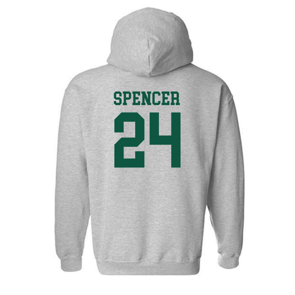 William & Mary - NCAA Men's Basketball : Kaleb Spencer - Classic Shersey Hooded Sweatshirt-1