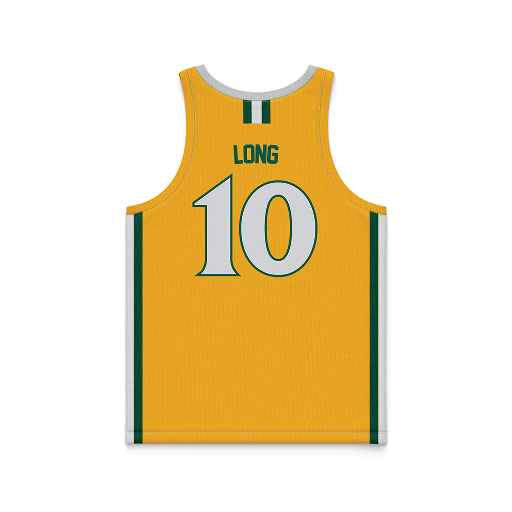 William & Mary - NCAA Women's Basketball : Marley Long - Gold Basketball Jersey-1
