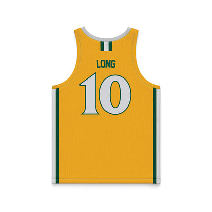 William & Mary - NCAA Women's Basketball : Marley Long - Gold Basketball Jersey-1
