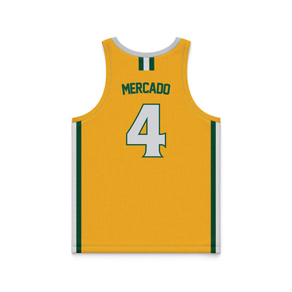 William & Mary - NCAA Women's Basketball : Arianna Mercado - Gold Basketball Jersey-1