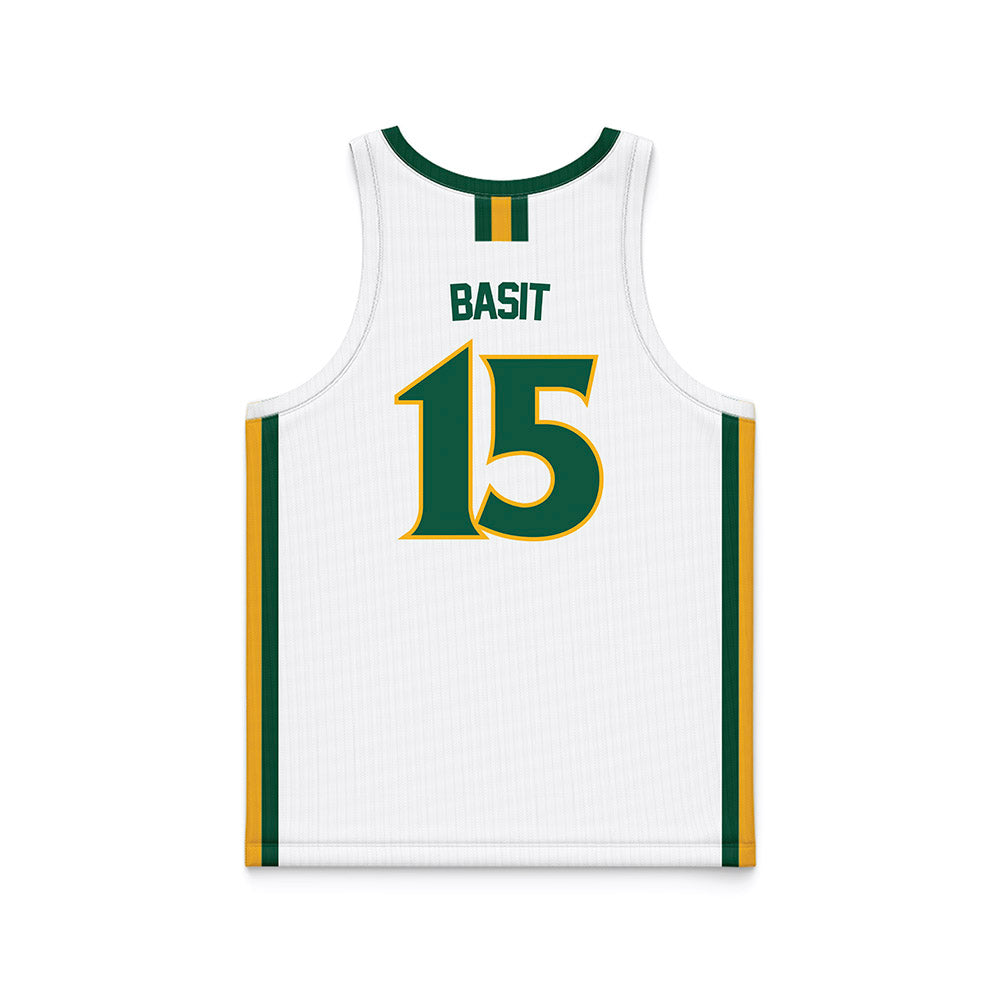 William & Mary - NCAA Women's Basketball : Amelia Basit - White Basketball Jersey-1