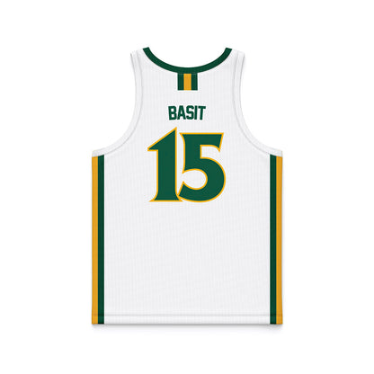 William & Mary - NCAA Women's Basketball : Amelia Basit - White Basketball Jersey-1
