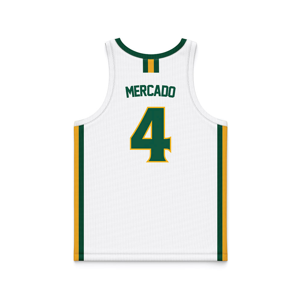 William & Mary - NCAA Women's Basketball : Arianna Mercado - White Basketball Jersey-1