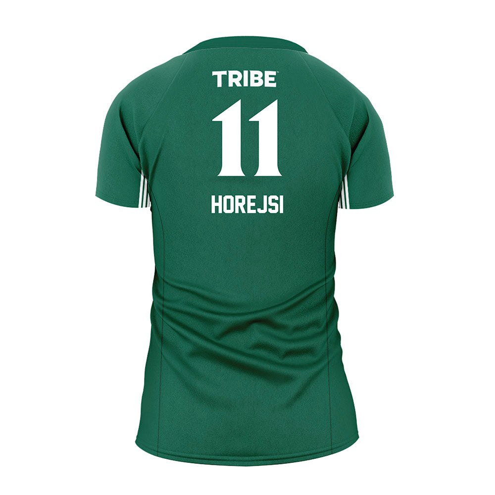 William & Mary - NCAA Women's Volleyball : Avery Horejsi - Green Volleyball Jersey-1