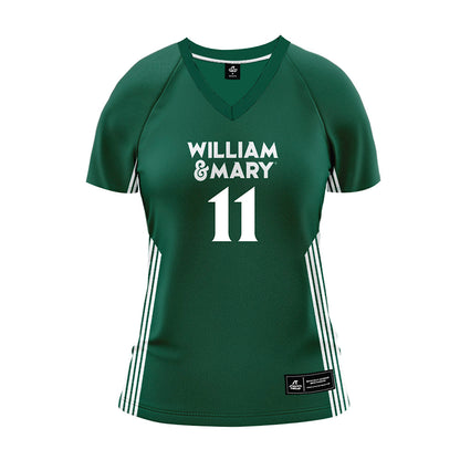 William & Mary - NCAA Women's Volleyball : Avery Horejsi - Green Volleyball Jersey-0