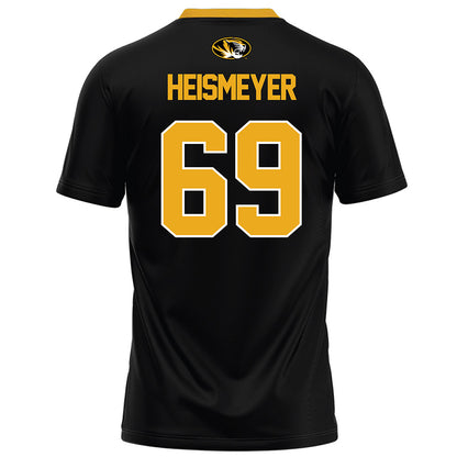 Missouri - NCAA Football : Drake Heismeyer - Black Football Jersey