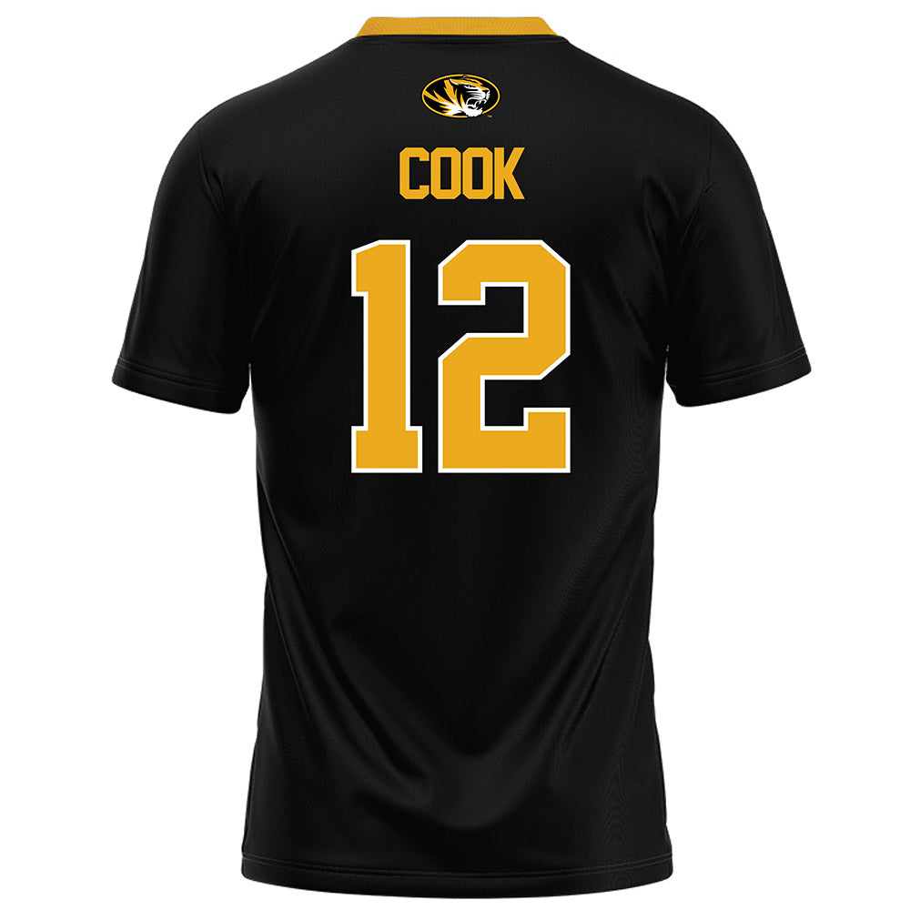 Missouri - NCAA Football : Brady Cook - Black Football Jersey