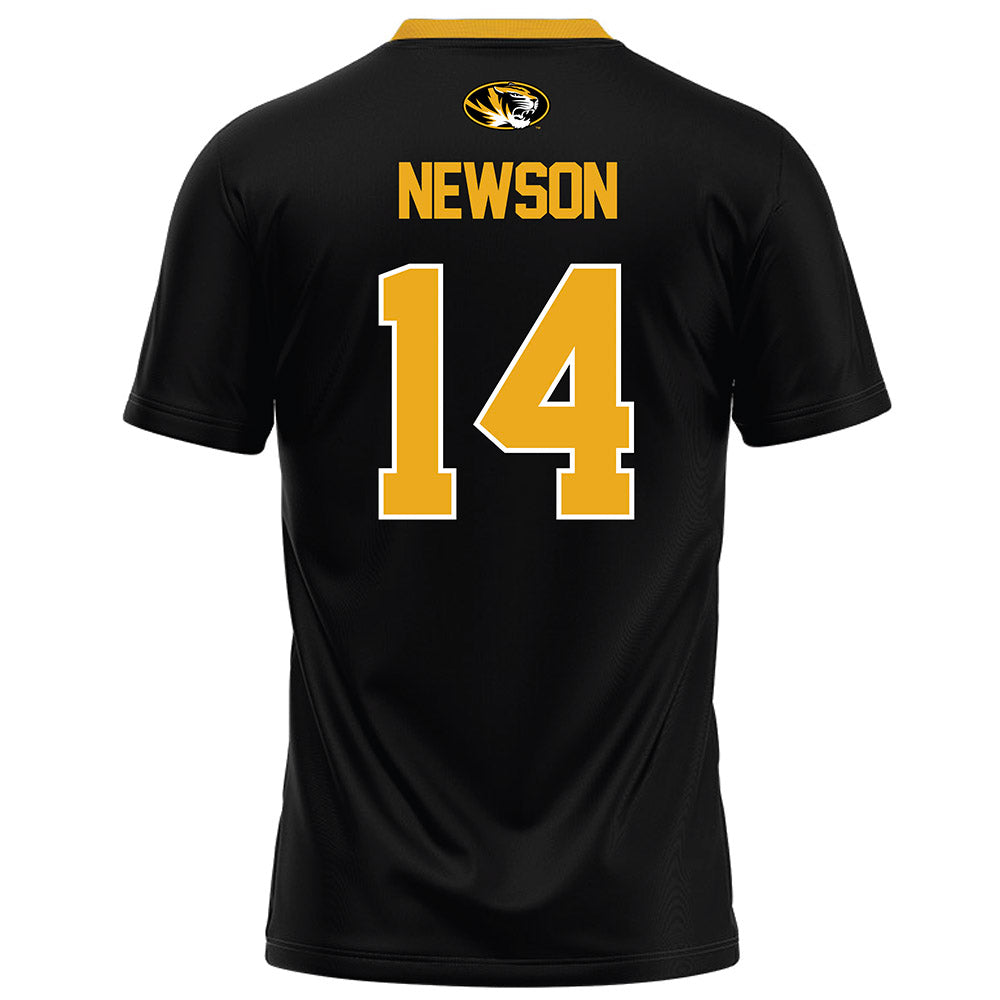 Missouri - NCAA Football : Triston Newson - Black Football Jersey