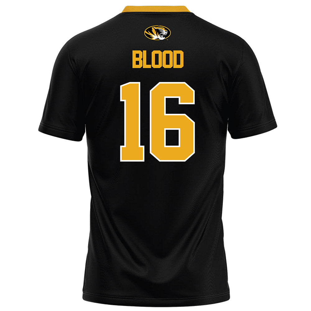 Missouri - NCAA Football : Daniel Blood - Black Football Jersey