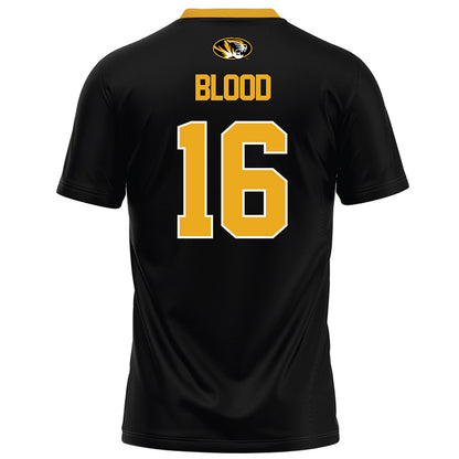 Missouri - NCAA Football : Daniel Blood - Black Football Jersey