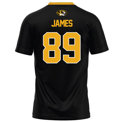 Missouri - NCAA Football : Jude James - Black Football Jersey