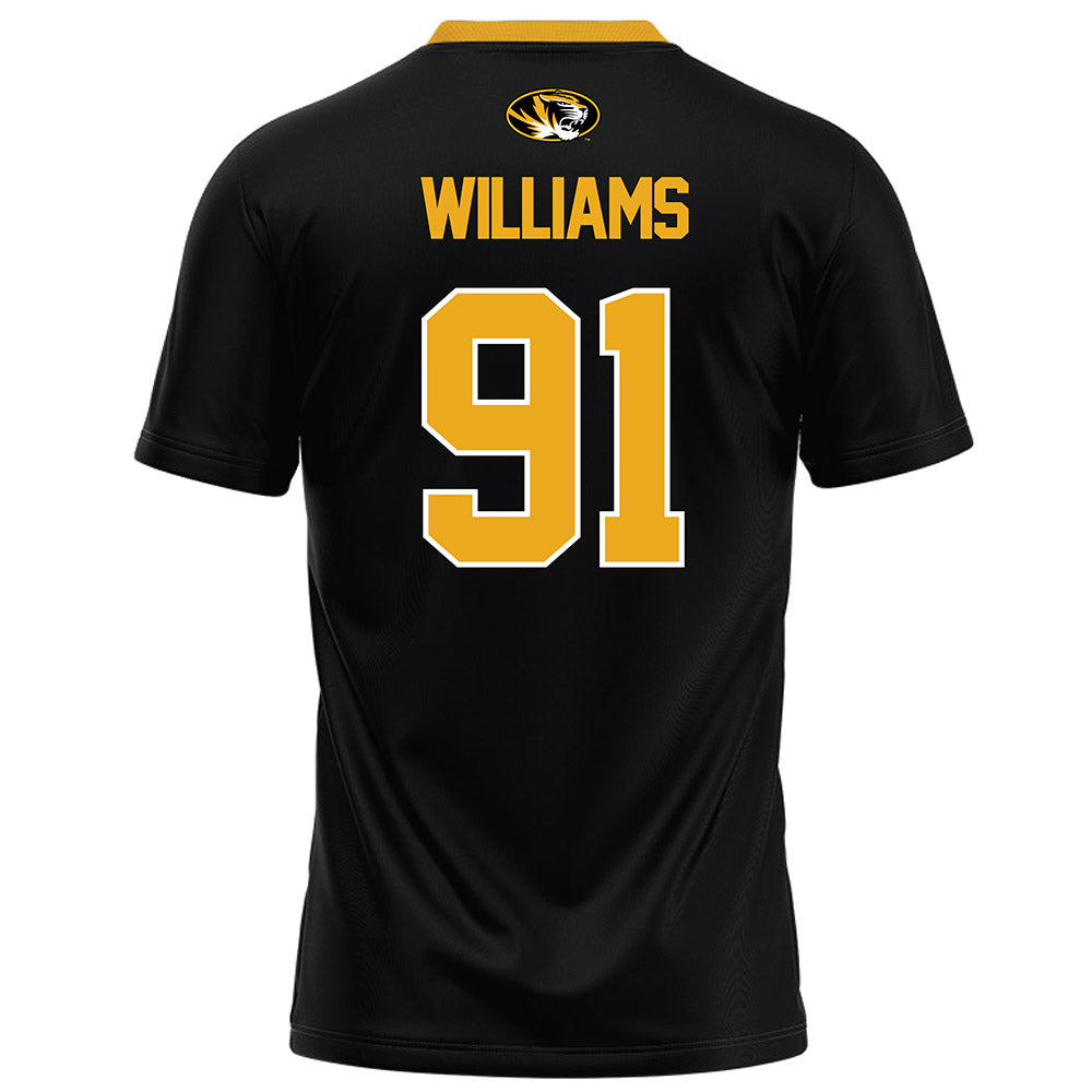 Missouri - NCAA Football : Elias Williams - Black Football Jersey