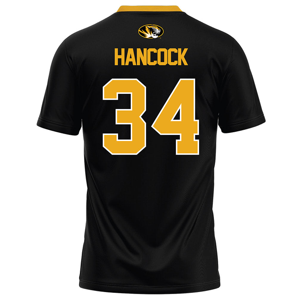 Missouri - NCAA Football : Jackson Hancock - Black Football Jersey