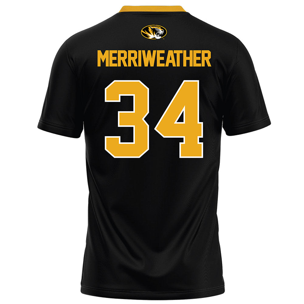 Missouri - NCAA Football : Ricardo Merriweather - Black Football Jersey