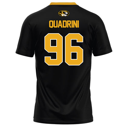 Missouri - NCAA Football : Nick Quadrini - Black Football Jersey