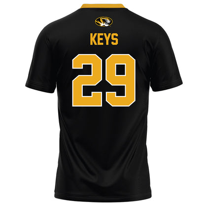 Missouri - NCAA Football : Cameron Keys - Black Football Jersey