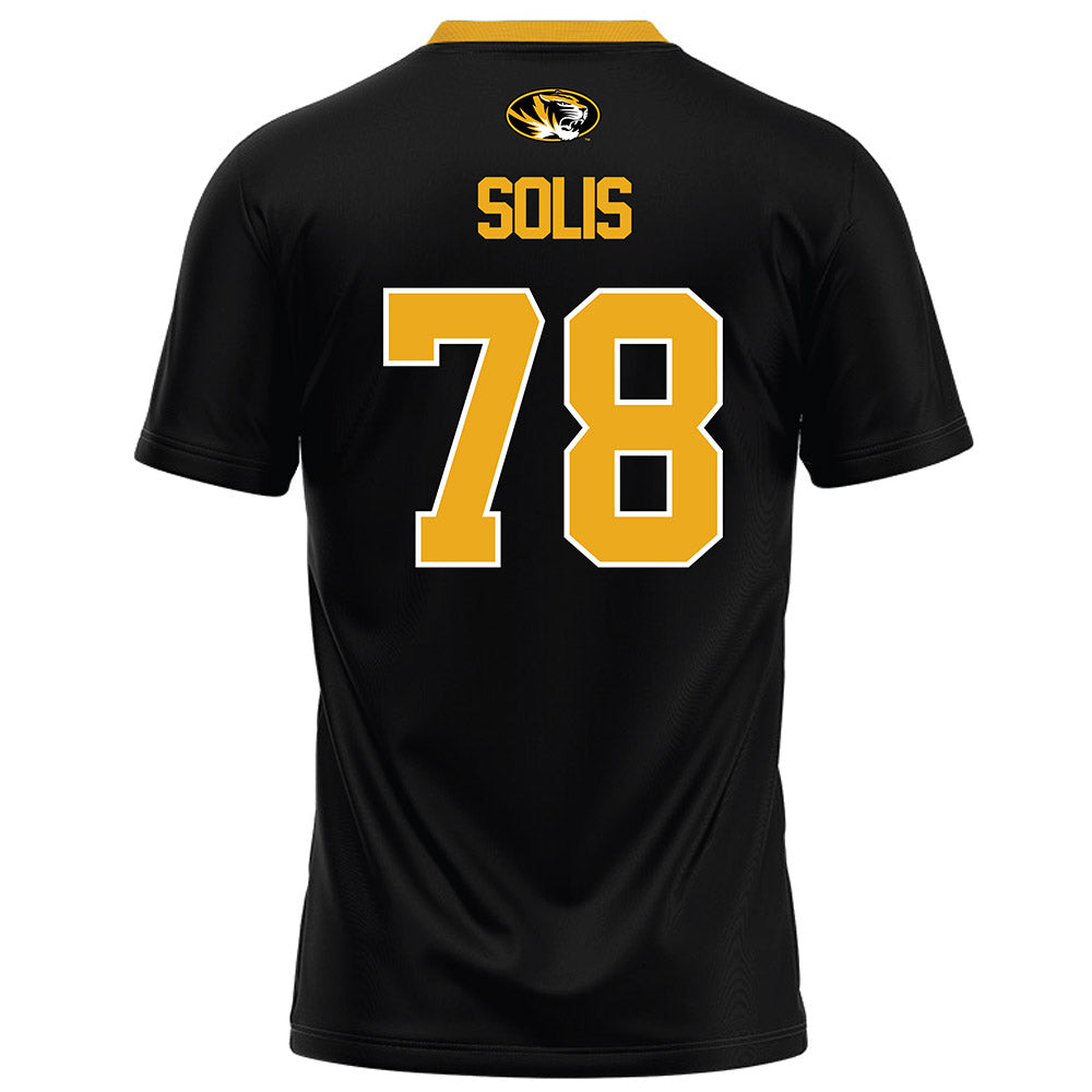 Missouri - NCAA Football : Brandon Solis - Black Football Jersey