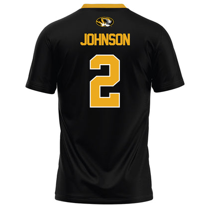 Missouri - NCAA Football : Marquis Johnson - Black Football Jersey