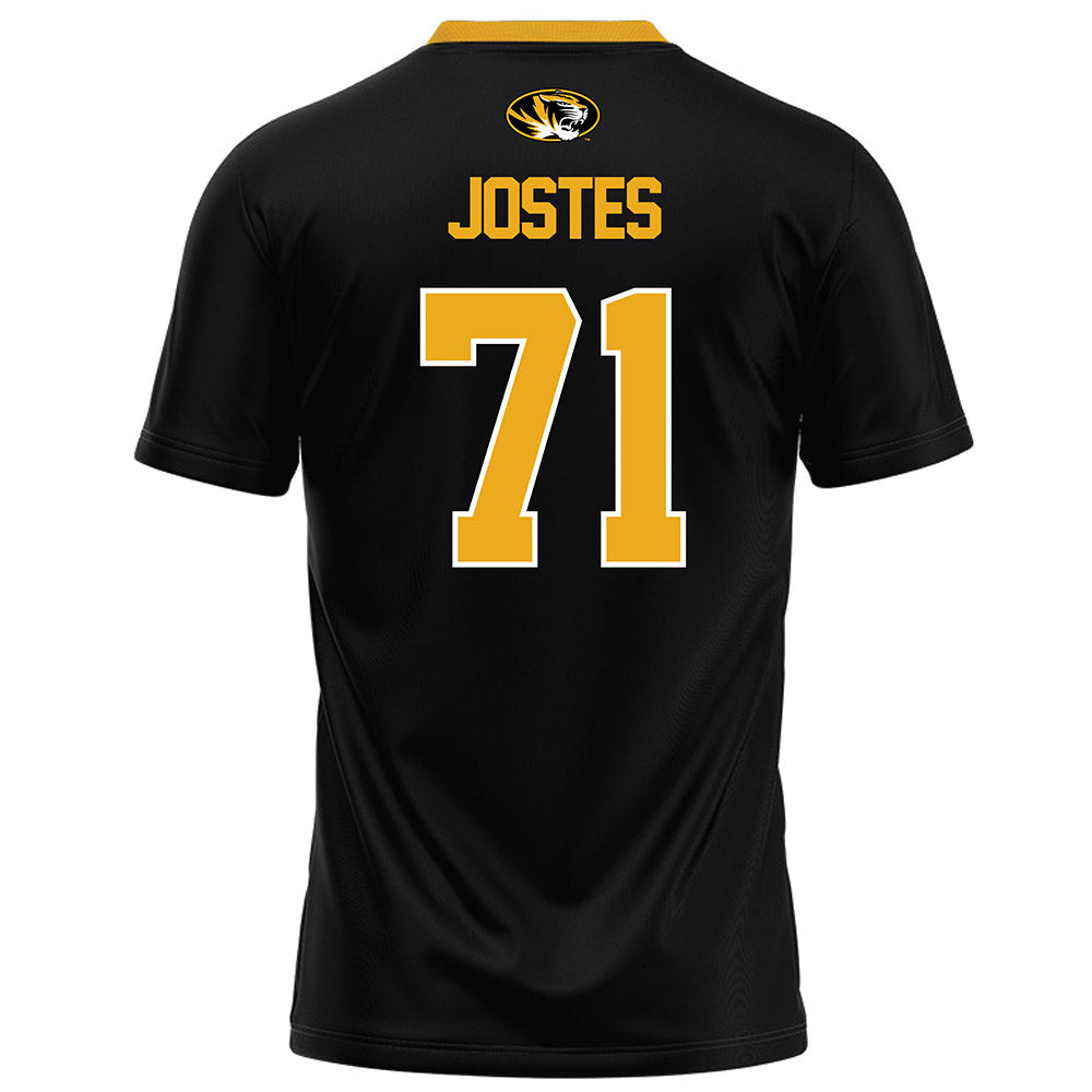 Missouri - NCAA Football : Ryan Jostes - Black Football Jersey