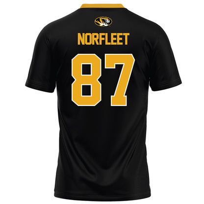 Missouri - NCAA Football : Brett Norfleet - Black Football Jersey