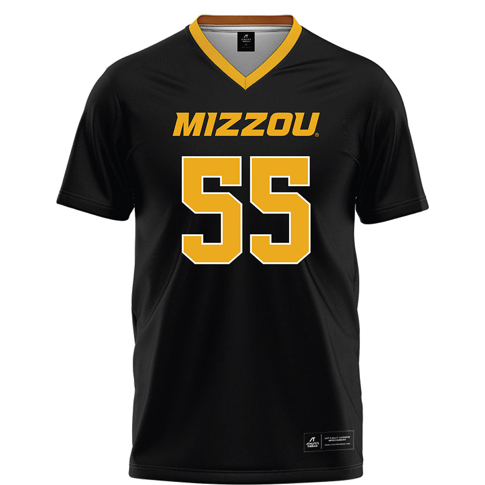 Missouri - NCAA Football : Justin Bodford - Black Football Jersey