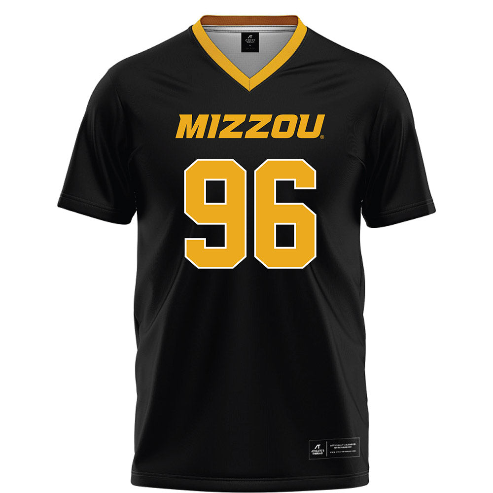 Missouri - NCAA Football : Nick Quadrini - Black Football Jersey