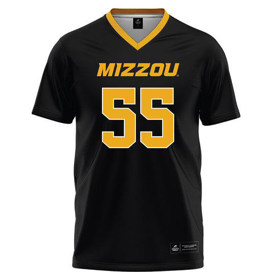 Missouri - NCAA Football : Connor Tollison - Black Football Jersey