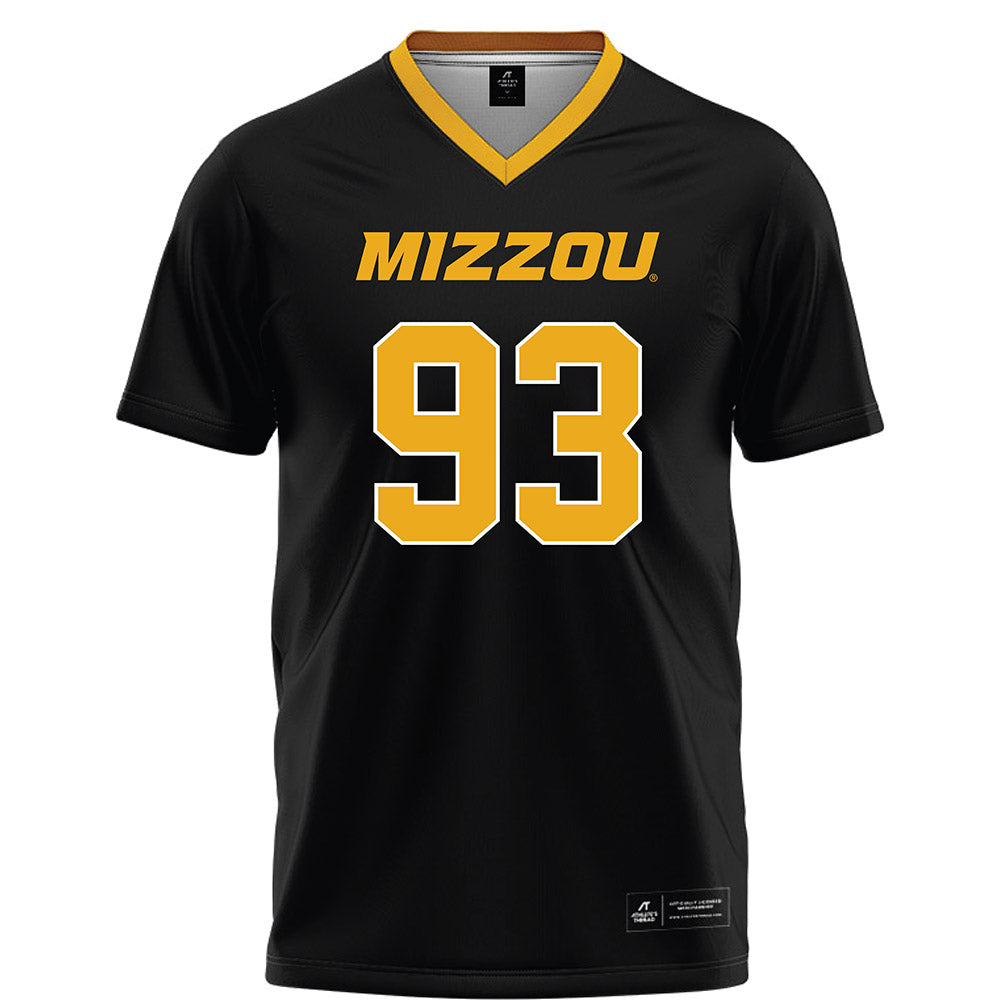 Missouri - NCAA Football : Luke Bauer - Black Football Jersey