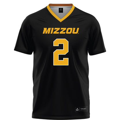 Missouri - NCAA Football : Marquis Johnson - Black Football Jersey