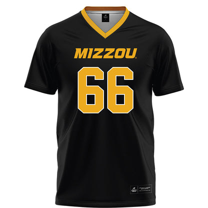 Missouri - NCAA Football : Logan Reichert - Black Football Jersey