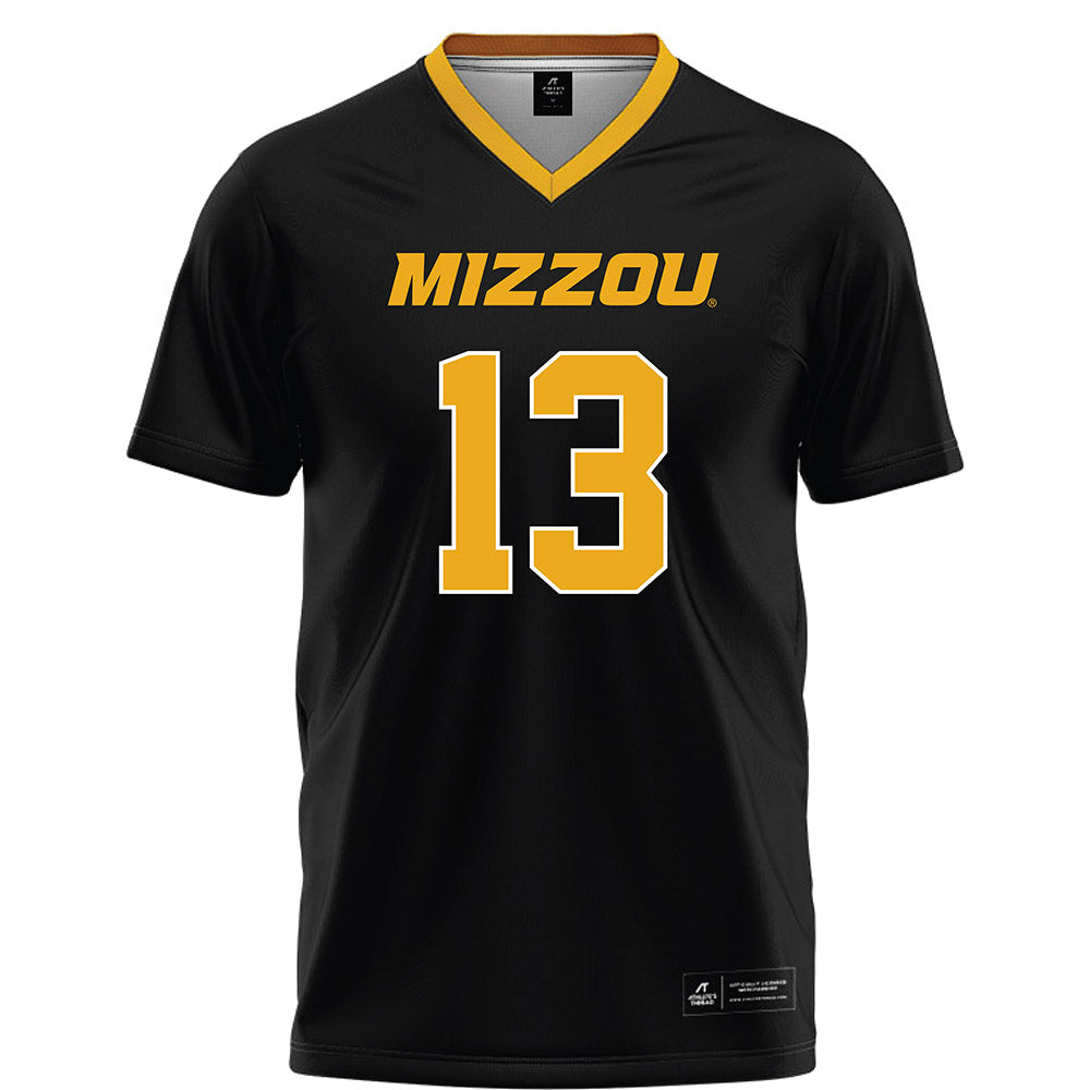 Missouri - NCAA Football : Aidan Glover - Black Football Jersey