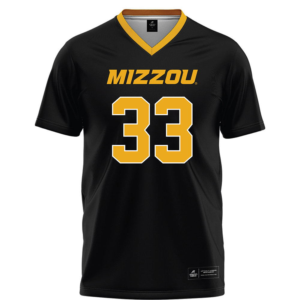 Missouri - NCAA Football : Bryce Jackson - Black Football Jersey