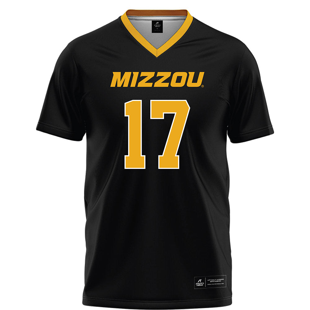 Missouri - NCAA Football : Brian Huff - Black Football Jersey