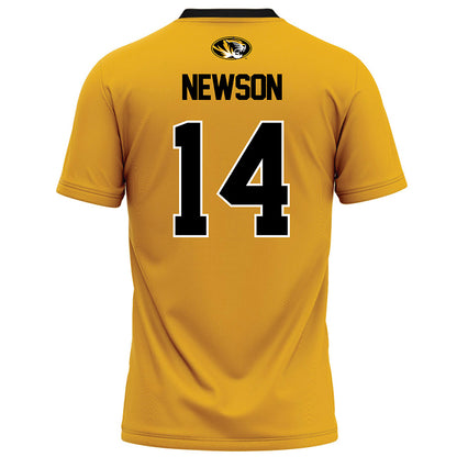 Missouri - NCAA Football : Triston Newson - Gold Football Jersey