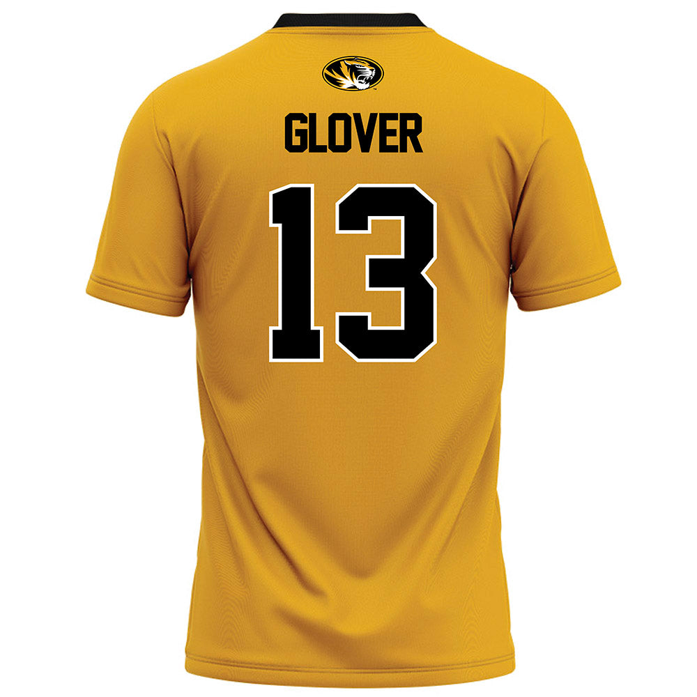 Missouri - NCAA Football : Aidan Glover - Gold Football Jersey