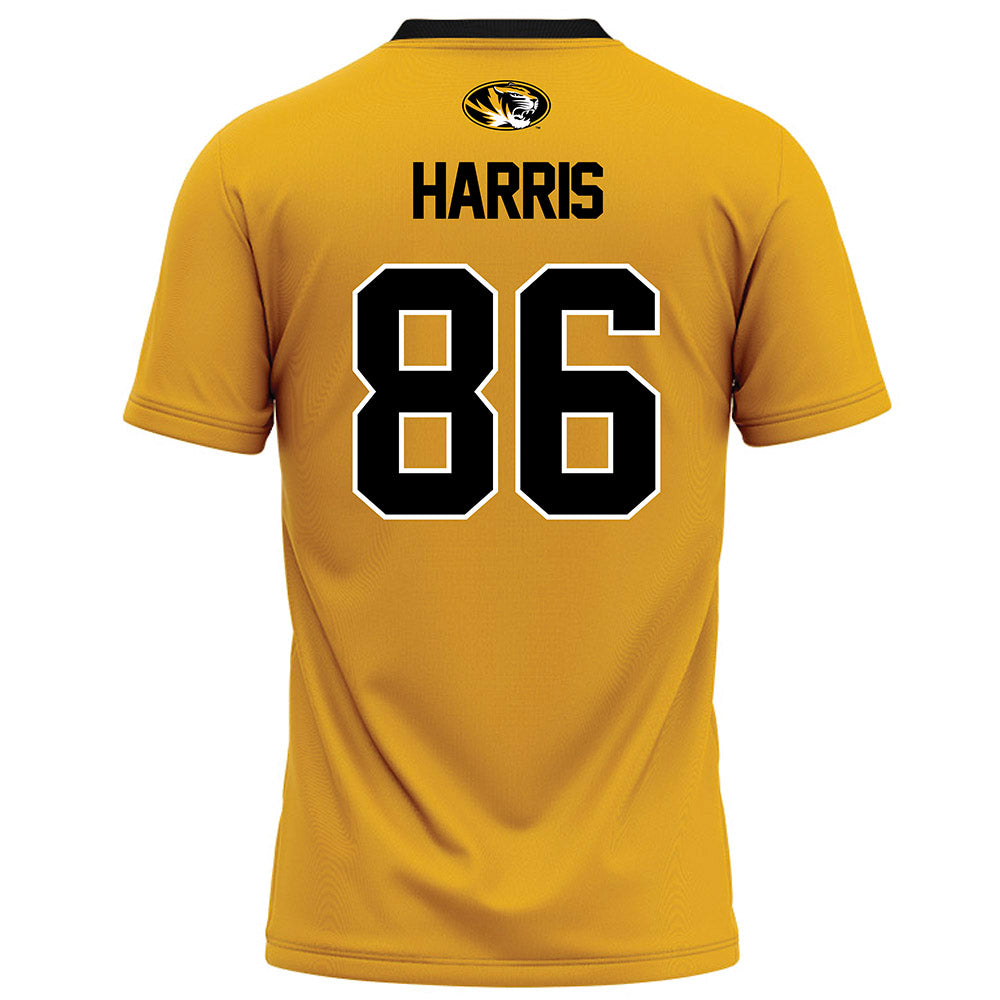 Missouri - NCAA Football : Jordon Harris - Gold Football Jersey