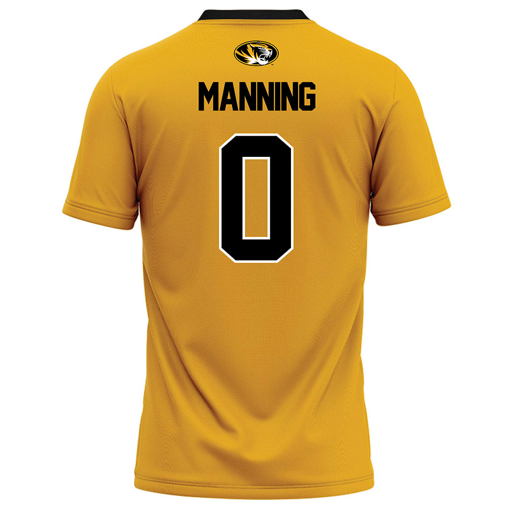 Missouri - NCAA Football : Joshua Manning - Gold Football Jersey