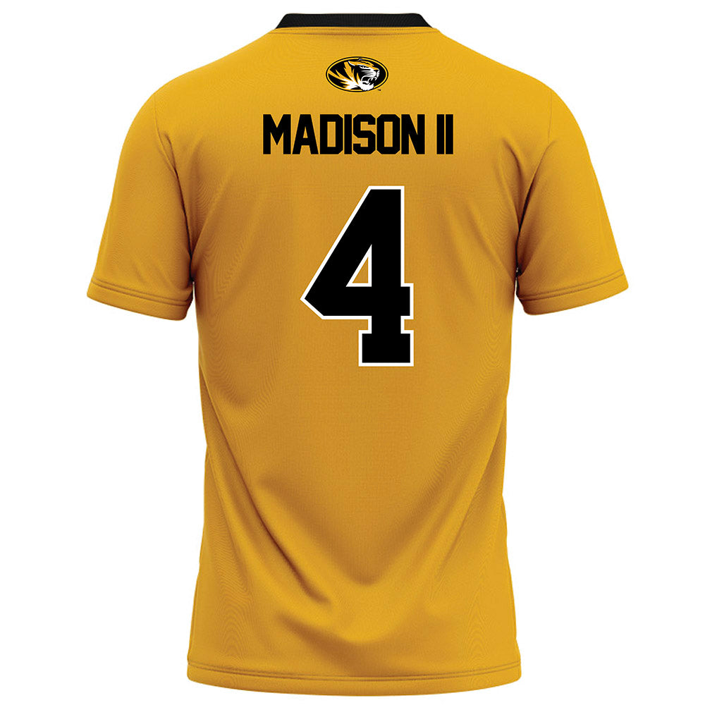 Missouri - NCAA Football : James Madison II - Gold Football Jersey