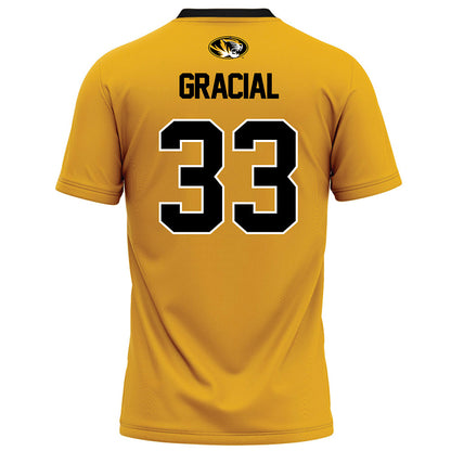 Missouri - NCAA Football : Marquis Gracial - Gold Football Jersey