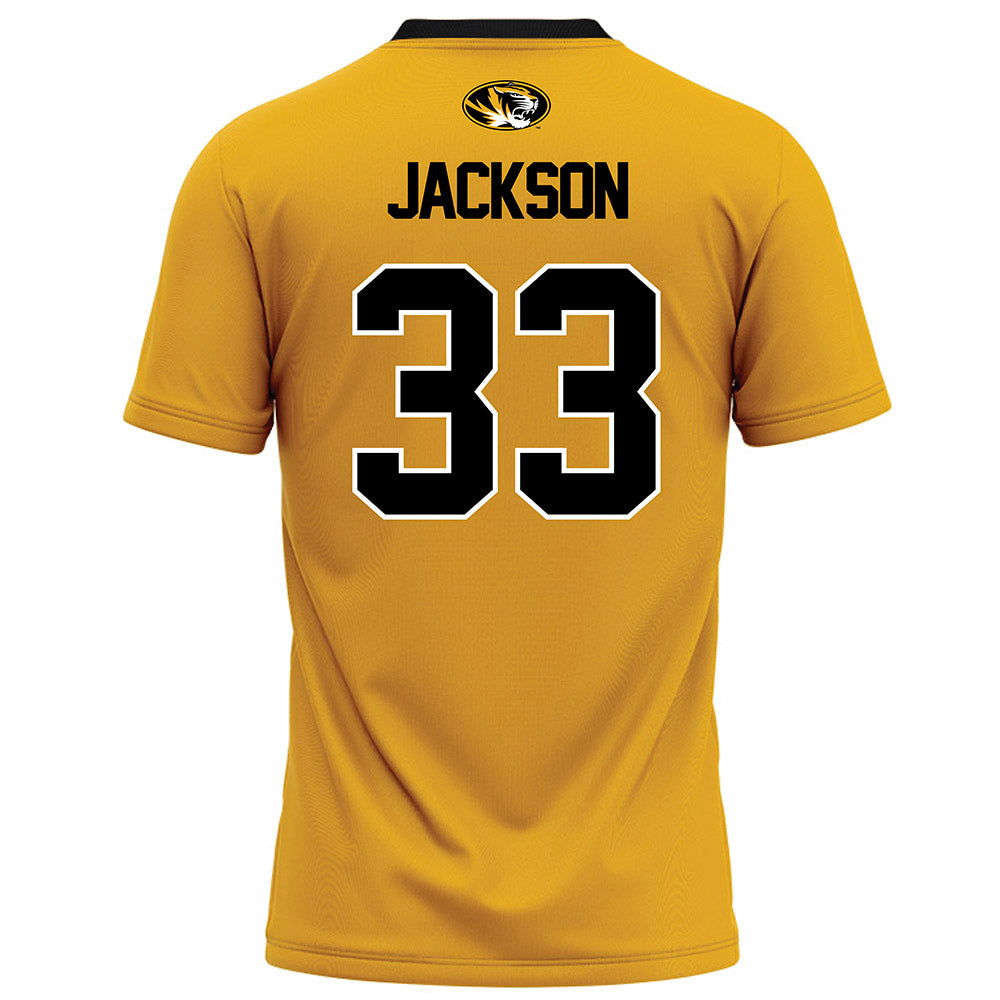 Missouri - NCAA Football : Bryce Jackson - Gold Football Jersey