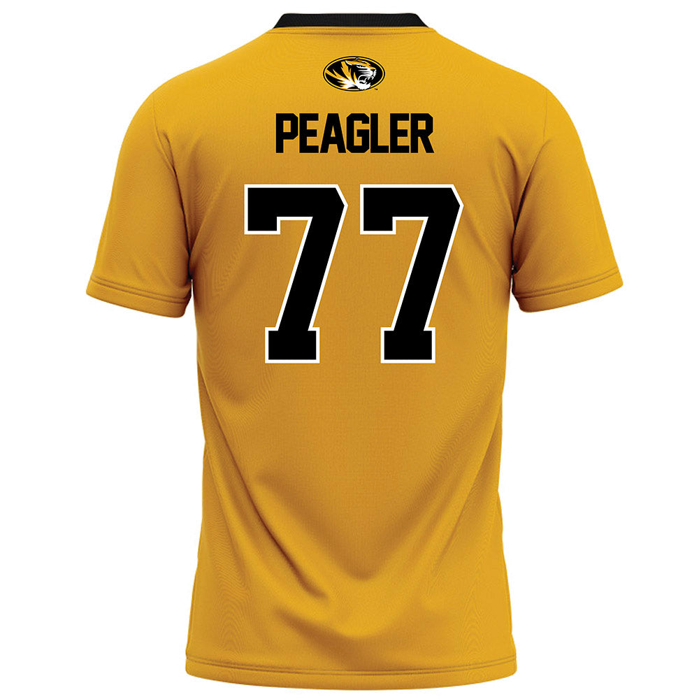 Missouri - NCAA Football : Curtis Peagler - Gold Football Jersey