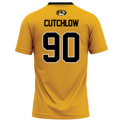 Missouri - NCAA Football : Grayson Cutchlow - Gold Football Jersey